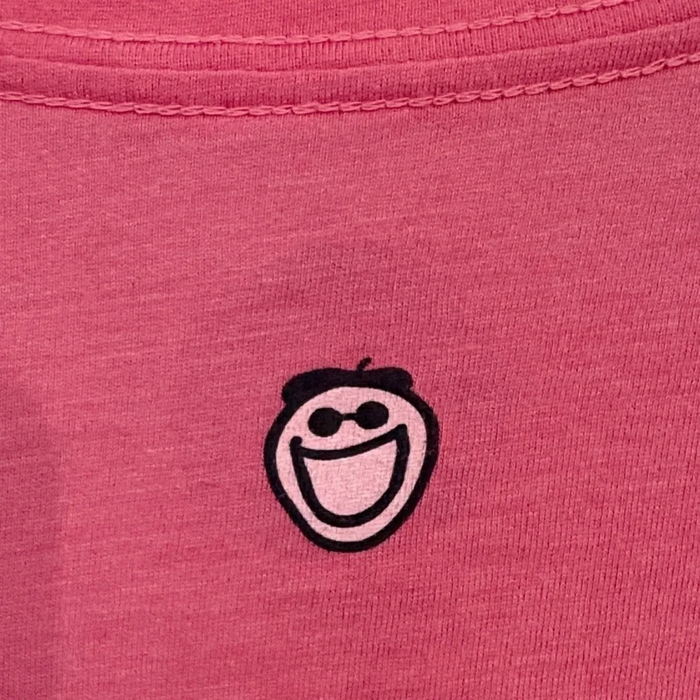 Life Is Good Pink V-Neck Tee with Graphic - Picture 4 of 5